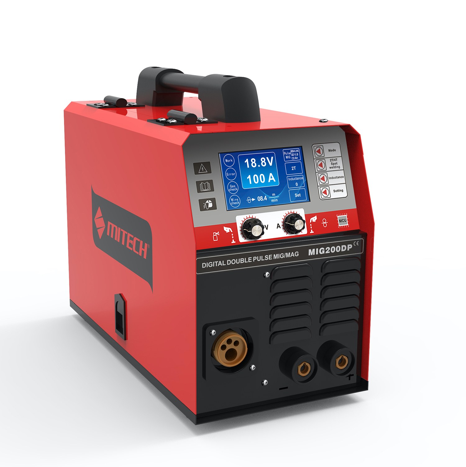 MCU IGBT DOUBLE PULSE MIG/MMA/LIFT TIG WELDING MACHINE